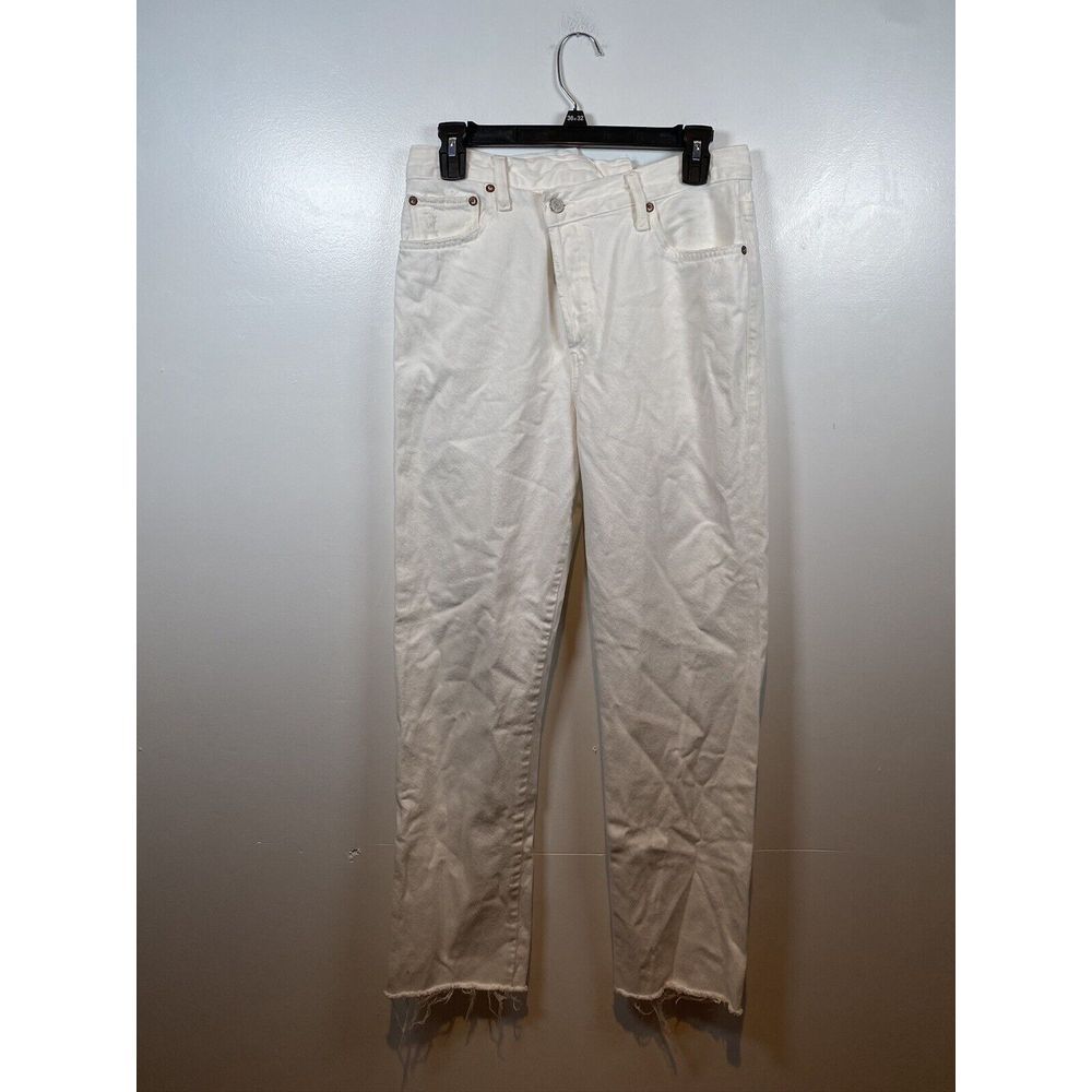 Agolde Criss Cross White Jeans Size‎ 28 x 30